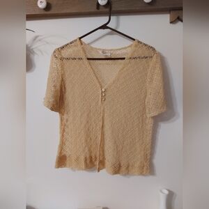 Macrame-style overcoat Vintage